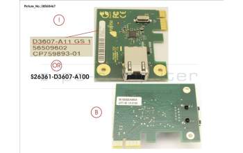 Fujitsu S26361-D3607-A100 LAN CONTROLLER PCIE X1