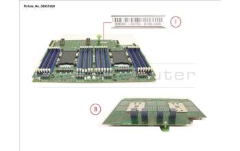 Fujitsu Systemboard - TOP AC para Fujitsu Primergy RX4770 M4