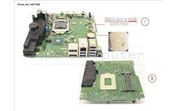 Fujitsu MAINBOARD D3813A only CML CPU para Fujitsu Esprimo Q7010