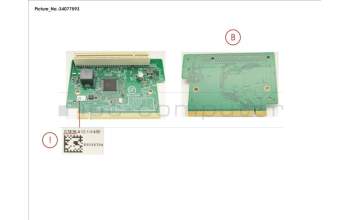 Fujitsu RISER CARD PCI para Fujitsu Celsius J5010