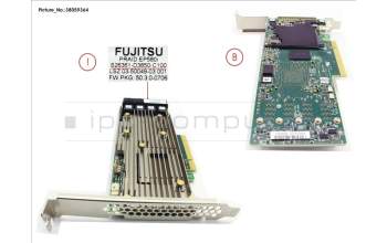 Fujitsu PRAID EP580I para Fujitsu Primergy CX2550 M6