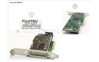 Fujitsu PRAID EP520I W. CU para Fujitsu Primergy RX4770 M6