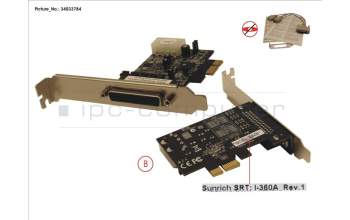 Fujitsu DUAL SERIAL CARD PCIE X1 para Fujitsu Futro S920