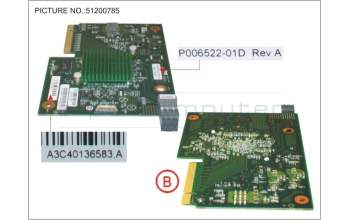 Fujitsu PY CNA MEZZ CARD 2X10GB 2 CHANNEL para Fujitsu Primergy BX2580 M2