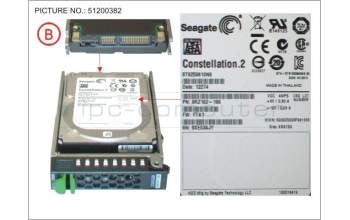 Fujitsu HD SATA 6G 250GB 7.2K HOT PLUG 2.5\' BC para Fujitsu Primergy RX300 S8