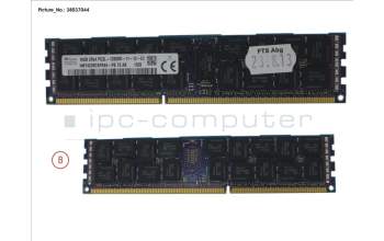Fujitsu 16 GB DDR3 RG LV 1600 MHZ PC3-12800 2R para Fujitsu Primergy RX300 S8