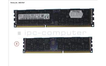 Fujitsu 16 GB DDR3 RG 1866 MHZ PC3-14900 2R para Fujitsu Primergy RX300 S8
