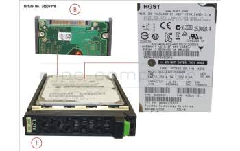 Fujitsu HD SAS 6G 1.2TB 10K HOT PL 2.5\' EP para Fujitsu Primergy RX4770 M1