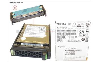 Fujitsu HD SAS 6G 600GB 15K HOT PL 2.5\' EP para Fujitsu Primergy BX2560 M2