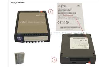 Fujitsu RDX CARTRIDGE 3TB para Fujitsu Primergy RX2540 M2