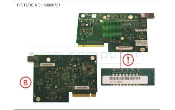 Fujitsu PY FC MEZZ CARD 8GB 2 PORT (MC-FC82E) para Fujitsu Primergy BX2580 M2