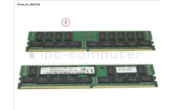 Fujitsu 32 GB DDR4 2400 MHZ PC4-2400T-R RG ECC para Fujitsu Primergy RX4770 M3