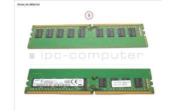 Fujitsu 8GB (1X8GB) 2RX8 DDR4-2133 U ECC para Fujitsu Primergy RX1330 M2