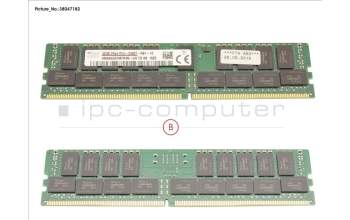 Fujitsu 32GB (1X32GB) 2RX4 DDR4-2400 R ECC para Fujitsu Primergy RX2510 M2