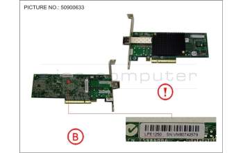 Fujitsu FC CTRL 8GBIT/S LPE1250 MMF LC FH para Fujitsu Primergy RX2560 M1