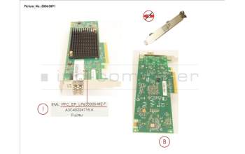 Fujitsu PFC EP LPE35000 1X 32GB PCIE V4 para Fujitsu Primergy RX4770 M6
