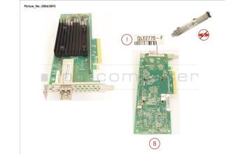Fujitsu PFC EP QLE2770 1X 32GB PCIE V4 para Fujitsu Primergy RX4770 M6