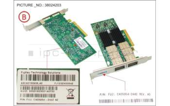 Fujitsu IB HCA 40GB 2 PORT QDR ENHANCED para Fujitsu Primergy CX2550 M2