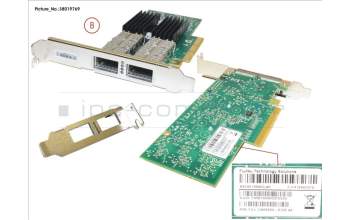 Fujitsu IB HCA 56GB 2 PORT FDR para Fujitsu Primergy RX2560 M1