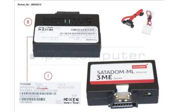 Fujitsu SSD SATA 6G 32GB DOM N H-P para Fujitsu Primergy RX2530 M2