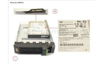 Fujitsu HD SAS 12G 900GB 15K HOT PL 3.5\' EP para Fujitsu Primergy RX2540 M4