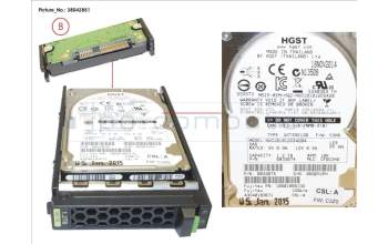 Fujitsu S26361-F5543-L112 HD SAS 12G 1.2TB 10K 512E HOT PL 2.5\' EP