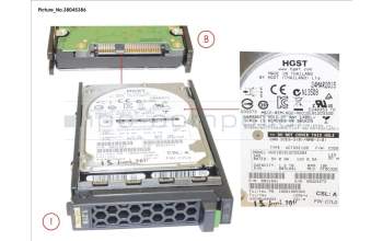 Fujitsu S26361-F5550-L112 HD SAS 12G 1.2TB 10K 512N HOT PL 2.5\' EP