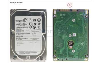 Fujitsu HD SAS 6G 500GB 7.2K NO HOT PL 2.5\' BC para Fujitsu Primergy RX2560 M1