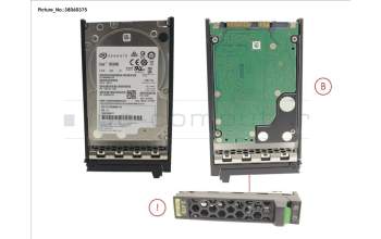 Fujitsu HD SAS 12G 2.4TB 10K 512E SED H-PL 2.5\' para Fujitsu Primergy TX1320 M3