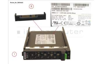 Fujitsu SSD SATA 6G 1920GB MLC HP SFF EP MAIN 3. para Fujitsu Primergy BX2560 M2