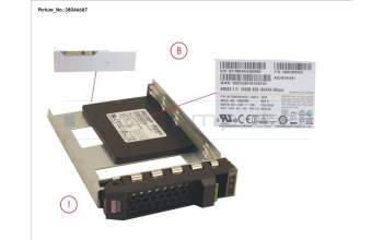 Fujitsu SSD SATA 6G 240GB MIXED-USE 3.5\' H-P EP para Fujitsu Primergy RX2560 M2