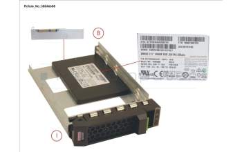 Fujitsu SSD SATA 6G 480GB MIXED-USE 3.5\' H-P EP para Fujitsu Primergy RX2560 M2