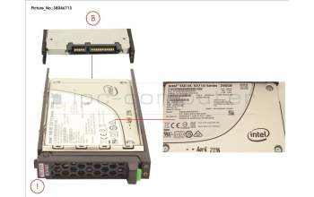 Fujitsu SSD SATA 6G 200GB WRITE-INT. 2.5\' H-P EP para Fujitsu Primergy BX2560 M2