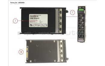 Fujitsu SSD SATA 6G 512GB CLIENTEDITION 2.5\' H-P para Fujitsu Primergy TX1320 M3