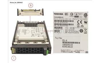 Fujitsu SSD SAS 12G 400GB WRITE-INT. 2.5\' H-P EP para Fujitsu Primergy RX4770 M3