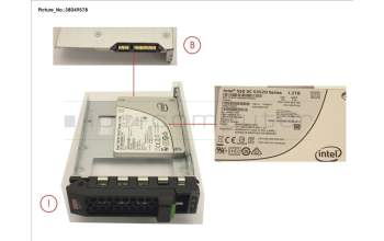 Fujitsu SSD SATA 6G 1.2TB READ-INT. 3.5\' H-P EP para Fujitsu Primergy RX1330 M2