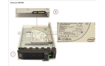 Fujitsu SSD SATA 6G 960GB READ-INT. 3.5\' H-P EP para Fujitsu Primergy TX1330 M2