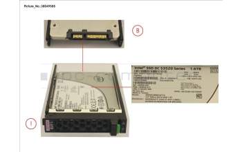 Fujitsu SSD SATA 6G 1.6TB READ-INT. 2.5\' H-P EP para Fujitsu Primergy CX2550 M2