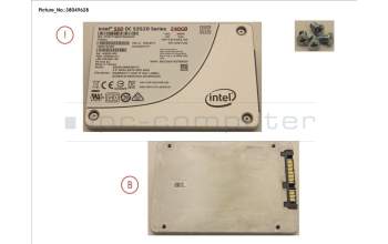 Fujitsu SSD SATA 6G 240GB READ-INT. 2.5\' N H-P para Fujitsu Primergy RX2560 M2