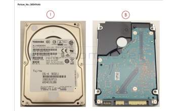 Fujitsu HD SAS 12G 300GB 10K NO HOT PL 2.5\' EP para Fujitsu Primergy RX2560 M2