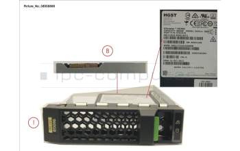 Fujitsu SSD SAS 12G 960GB READ-INT. 3.5\' H-P EP para Fujitsu Primergy RX2540 M2