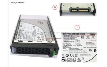 Fujitsu SSD SATA6G 960GB MIXED-USE 2.5\' HP S4600 para Fujitsu Primergy RX1330 M3