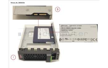 Fujitsu SSD SATA 6G 1.92TB READ-INT. 3.5\' H-P EP para Fujitsu Primergy RX1330 M3