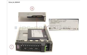 Fujitsu SSD SATA 6G 960GB READ-INT. 3.5\' H-P EP para Fujitsu Primergy RX1330 M2