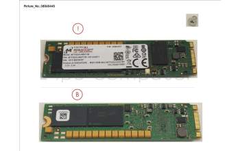 Fujitsu SSD SATA 6G 480GB M.2 N H-P para Fujitsu PrimeQuest 3800B