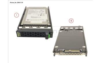 Fujitsu SSD SAS SED 12G 400GB WRITE-INT 2.5\' H-P para Fujitsu Primergy RX4770 M4