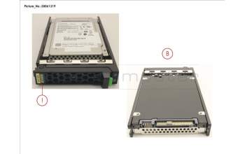 Fujitsu SSD SAS SED 12G 800GB WRITE-INT 2.5\' H-P para Fujitsu Primergy RX4770 M6