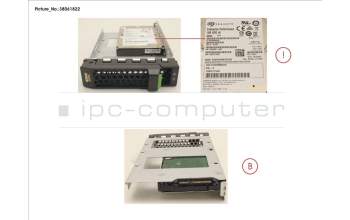 Fujitsu HD SAS 12G 300GB 10K 512N HOT PL 3.5\" EP para Fujitsu Primergy RX2520 M5