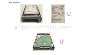 Fujitsu HD SAS 12G 300GB 10K 512N HOT PL 2.5\" EP para Fujitsu Primergy RX4770 M6
