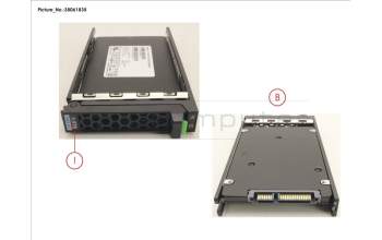 Fujitsu SSD SATA 6G 1.92TB MIXED-USE 2.5\" H-P EP para Fujitsu Primergy CX2570 M5